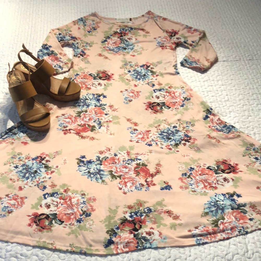 My Sassy Skirt, size S, floral swing dress - Picture 2 of 7